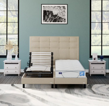 Sommier électrique tapissier duo GRAVITY