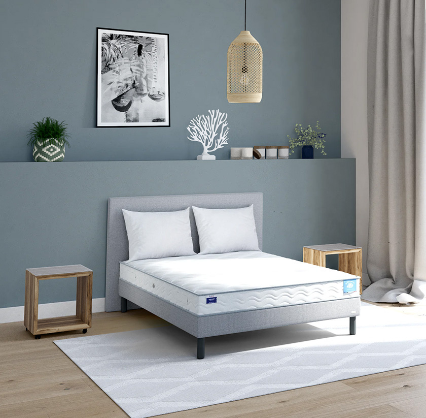 Matelas 100% latex ATLANTIC 5 zones de confort certifié Belle Literie