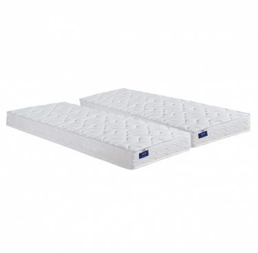 Lit électrique tapissier duo Precisio + matelas mousse Prio
