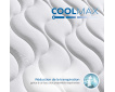 Lit électrique tapissier duo Precisio + matelas mousse Prio