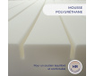 Lit électrique tapissier duo Precisio + matelas mousse Prio