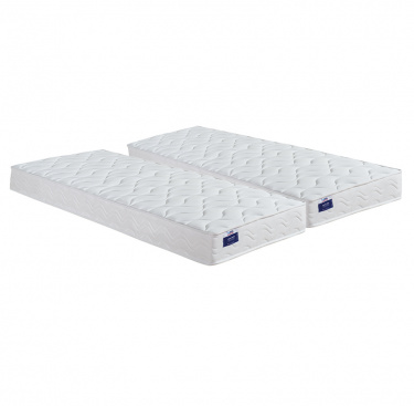 Lit électrique tapissier duo Gravity + matelas latex Roma