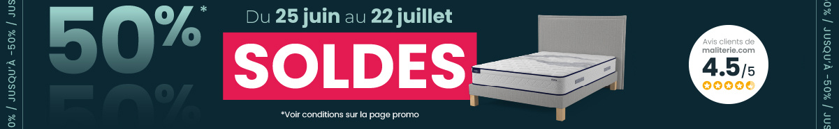 Soldes literie 2025